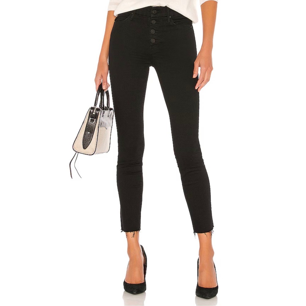 MOTHER The Pixie Ankle Fray Jeans in Not Guilty‎ Size 23
